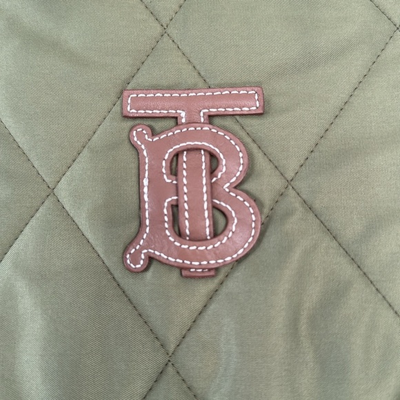 Authentic Burberry Monogram Motif Quilted Riding Coat - Picture 6 of 17